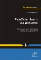 Produktbild: Rechtlicher Schutz von Webseiten