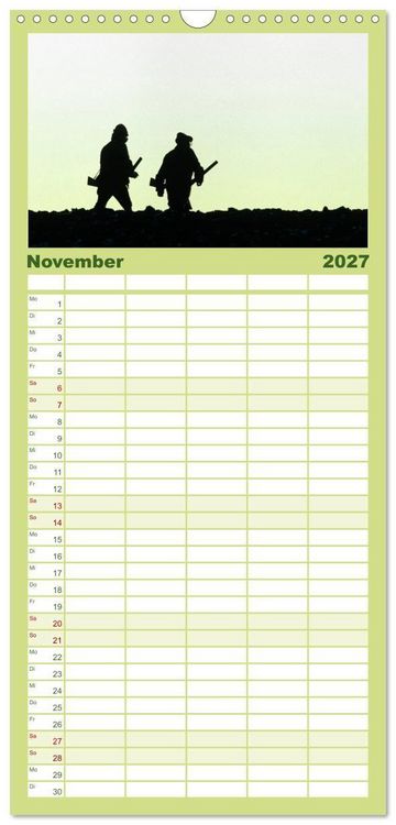 Produktbild: Familienplaner 2027 - Emotionale Momente: Wild und Jagd. mit 5 Spalten (Wandkalender, 21 x 45 cm) CALVENDO