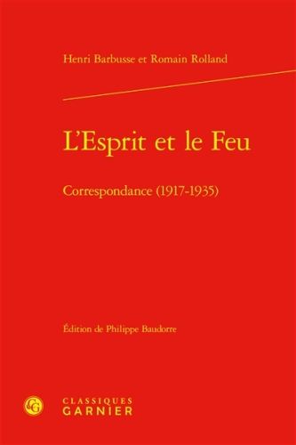 Produktbild: L'espirt et le feu. Correspondance (1917-1935)