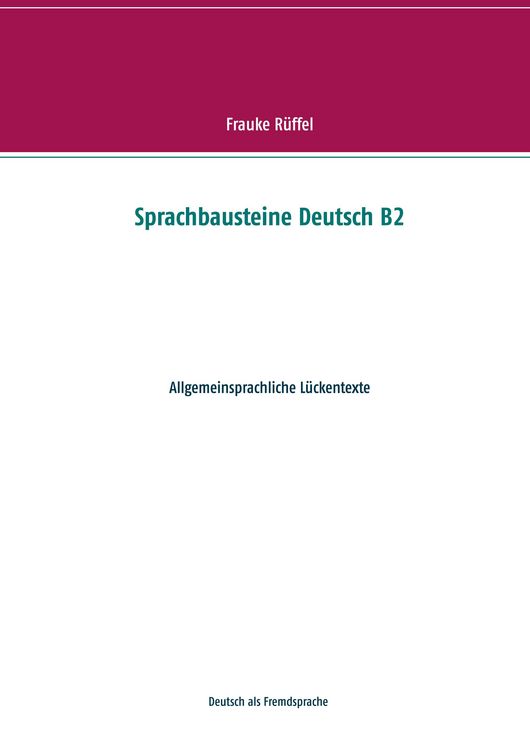 Produktbild: Sprachbausteine Deutsch B2