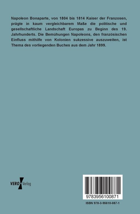 Produktbild: Die Kolonialpolitik Napoleons I.