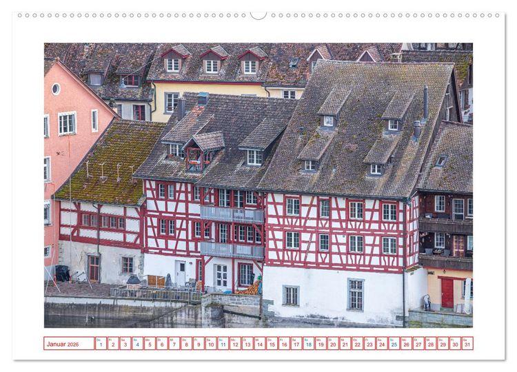 Produktbild: Diessenhofen am Hochrhein (Wandkalender 2026 DIN A2 quer), CALVENDO Monatskalender