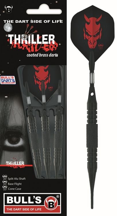 Produktbild: BULL'S 3 Softdarts Thriller Bl. Brass 16 g