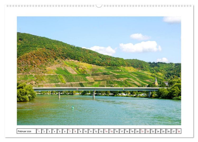 Produktbild: Mosel - facettenreiche Flusslandschaft (Wandkalender 2026 DIN A2 quer), CALVENDO Monatskalender