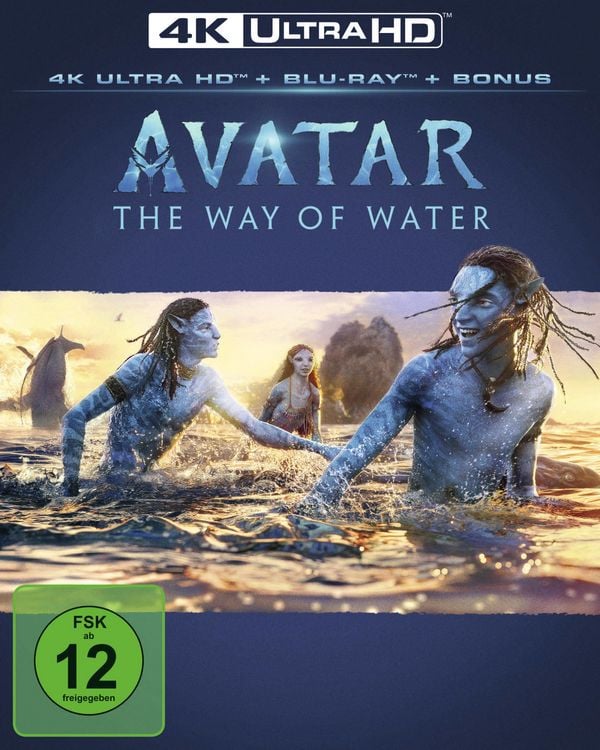 Produktbild: Avatar - The Way of Water  (4K Ultra HD) (+ Blu-ray) (+ Bonus-Blu-ray)