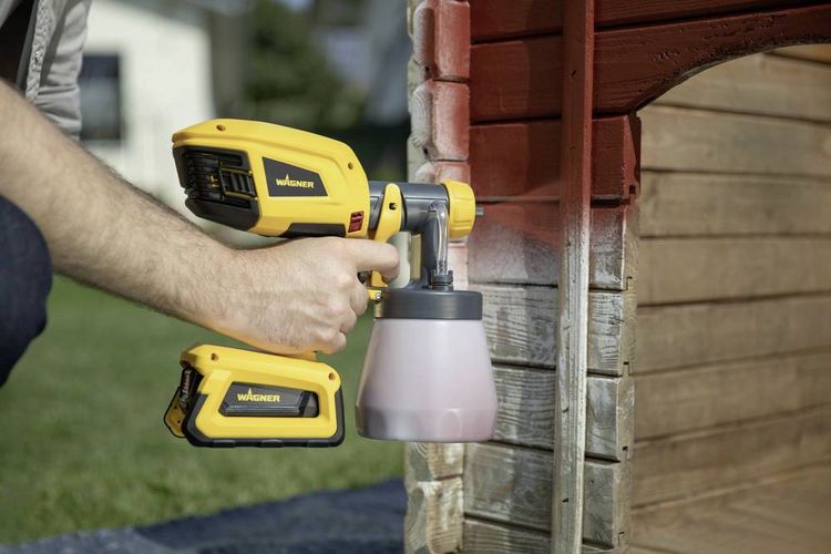 Produktbild: Wagner UniversalSprayer W600 Flexio Akku-Farbspr&uuml;hpistole 18V F&ouml;rdermenge (max.) 500 ml/min