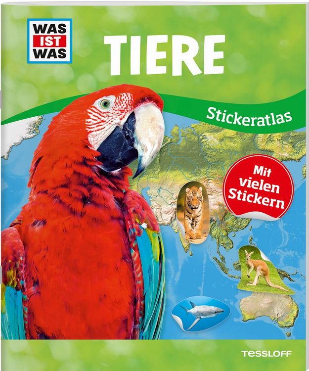Produktbild: WAS IST WAS Sticker-Atlas Tiere