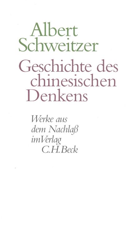Produktbild: Geschichte des chinesischen Denkens