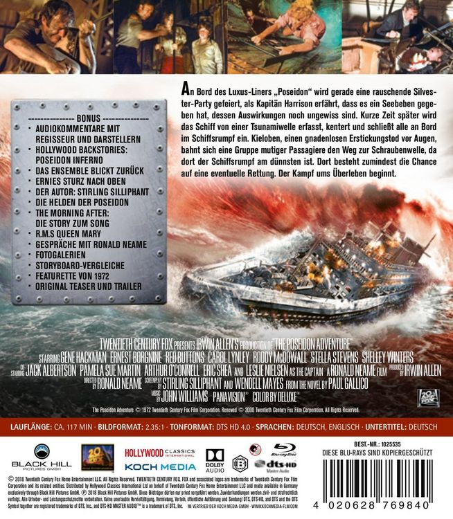 Produktbild: Poseidon Inferno - Die H&ouml;llenfahrt der Poseidon (+ Bonus-DVD)