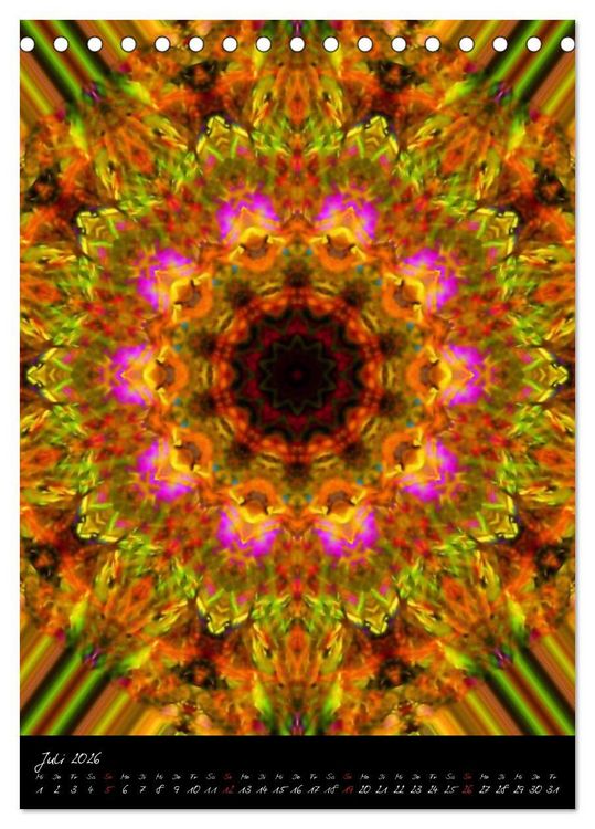 Produktbild: Mandala - Esoterik & Meditation (Tischkalender 2026 DIN A5 hoch), CALVENDO Monatskalender