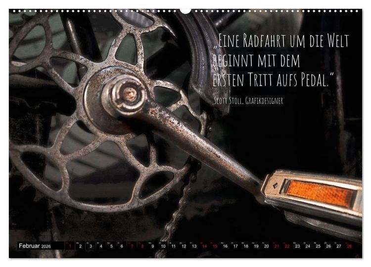 Produktbild: Velo Kunst (Wandkalender 2026 DIN A2 quer), CALVENDO Monatskalender