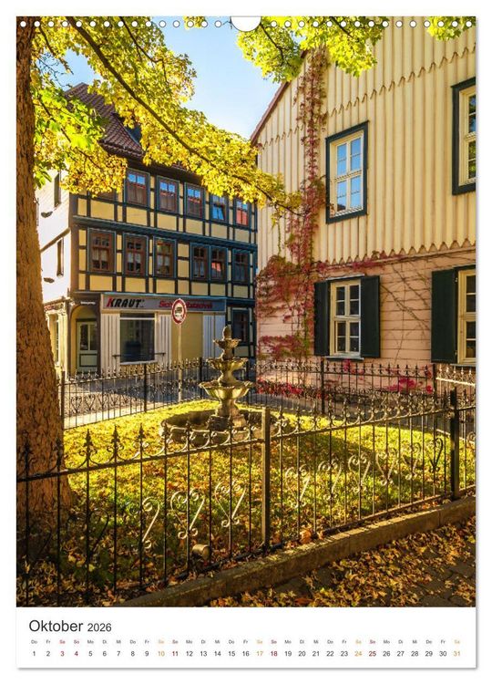Produktbild: Stadt Wernigerode (Wandkalender 2026 DIN A3 hoch), CALVENDO Monatskalender