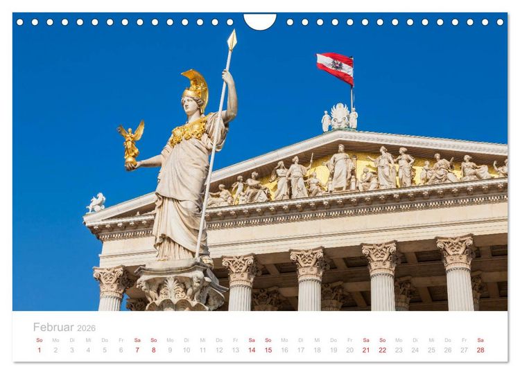 Produktbild: W I E N E R Impressionen (Wandkalender 2026 DIN A4 quer), CALVENDO Monatskalender