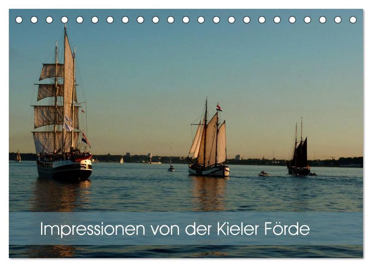 Produktbild: Impressionen von der Kieler F&ouml;rde (Tischkalender 2026 DIN A5 quer), CALVENDO Monatskalender