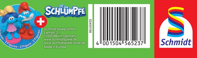 Produktbild: Verschlumpfte Party, 100 Teile, mit Add-on (2 Figuren)