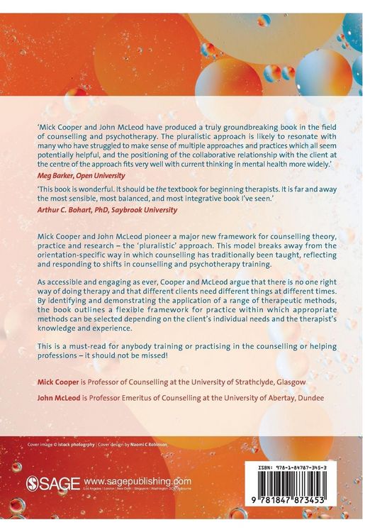 Produktbild: Pluralistic Counselling and Psychotherapy