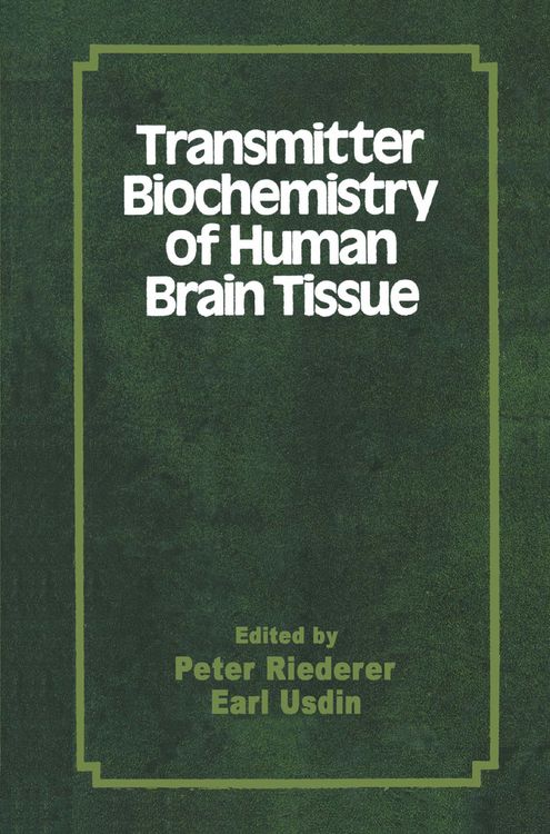 Produktbild: Transmitter Biochemistry of Human Brain Tissue