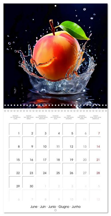 Produktbild: Fruity flavour explosions (Wall Calendar 2026 12 &times; 12 Inch) CALVENDO 12 Month Wall Calendar