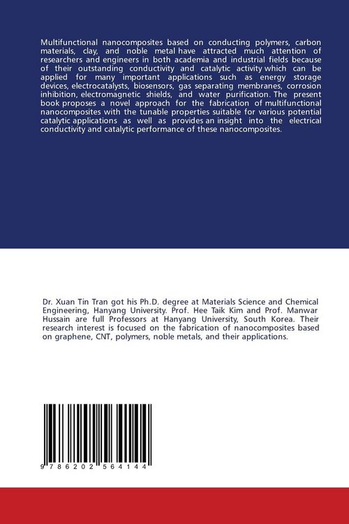Produktbild: Catalytical and electrical performance of nanocomposites