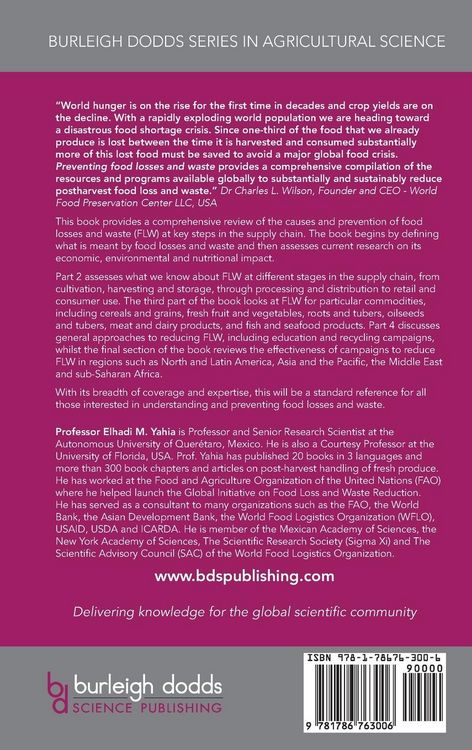 Produktbild: Preventing food losses and waste to achieve food security and sustainability