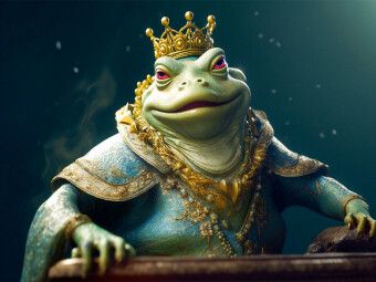 Produktbild: CALVENDO Puzzle Der Froschk&ouml;nig | 1000 Teile Lege-Gr&ouml;&szlig;e 64x48cm Foto-Puzzle f&uuml;r gl&uuml;ckliche Stunden