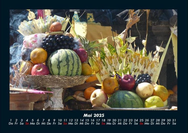 Produktbild: Obstkalender 2025 Fotokalender DIN A4