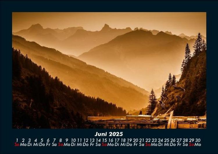 Produktbild: Landschaftskalender 2025 Fotokalender DIN A5