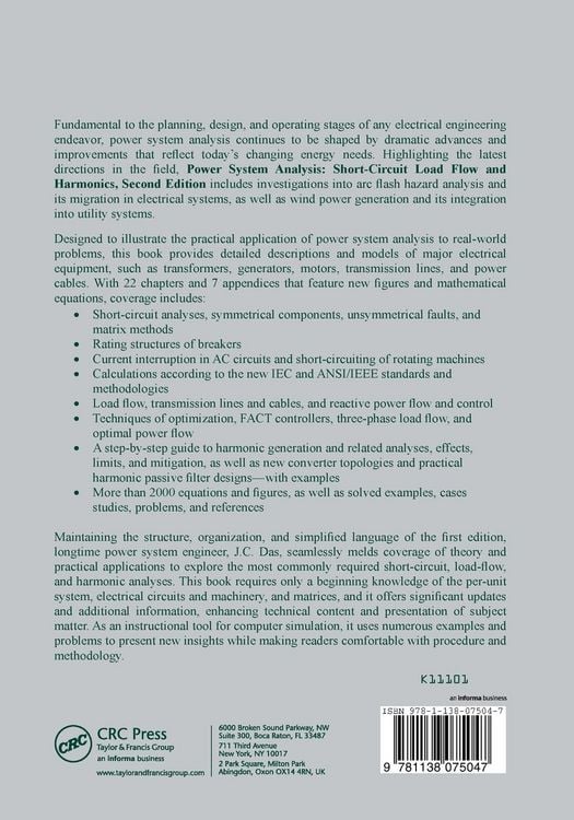 Produktbild: Power System Analysis