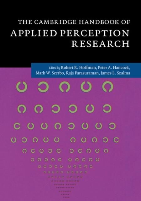 Produktbild: Cambridge Handbook of Applied Perception Research