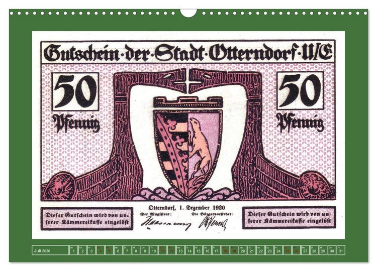 Produktbild: 625 Jahre Otterndorf - Gr&uuml;ne Stadt am Meer (Wandkalender 2026 DIN A3 quer), CALVENDO Monatskalender