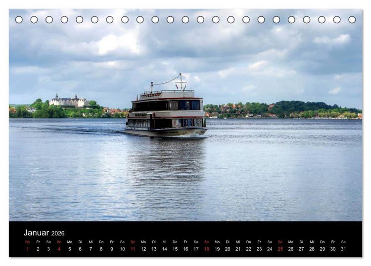 Produktbild: Zeit f&uuml;r... die Seenplatte Holsteinische Schweiz (Tischkalender 2026 DIN A5 quer), CALVENDO Monatskalender