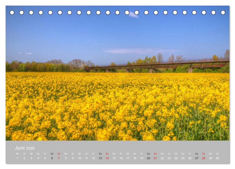 Produktbild: Unbekanntes Ostwestfalen (Tischkalender 2026 DIN A5 quer), CALVENDO Monatskalender
