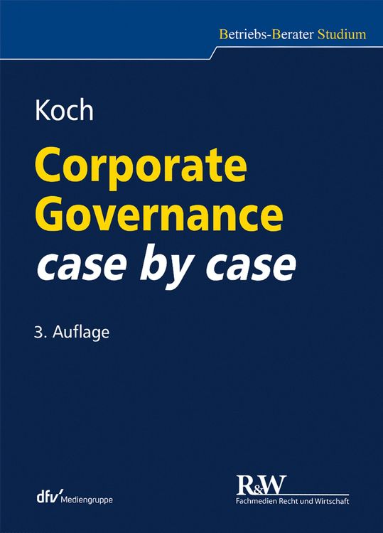 Bild vom Artikel Corporate Governance case by case vom Autor Christopher Koch