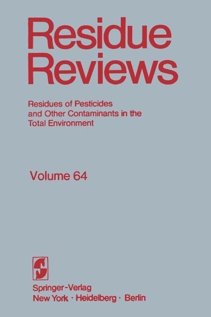 Produktbild: Residue Reviews