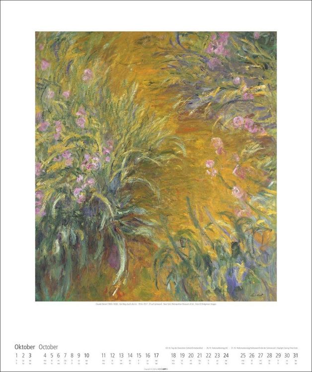 Produktbild: Claude Monet Im Garten Kalender 2027 - Im Garten