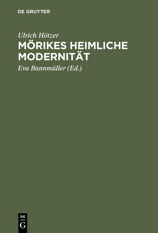 Produktbild: M&ouml;rikes heimliche Modernit&auml;t