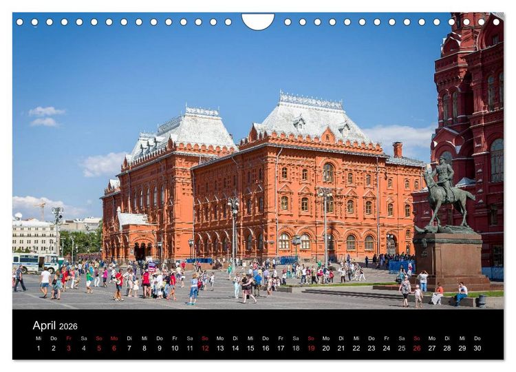 Produktbild: Moskau 2026 (Wandkalender 2026 DIN A4 quer), CALVENDO Monatskalender