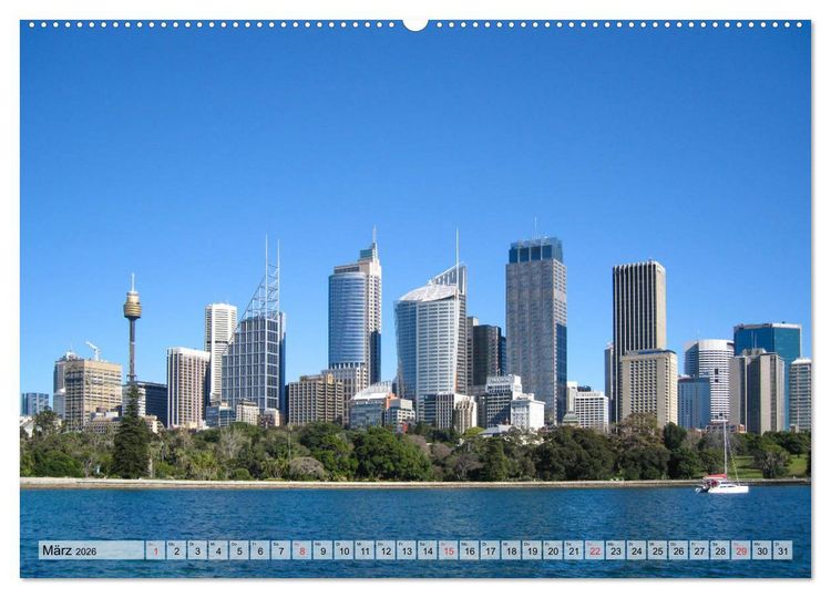 Produktbild: Australien - Kontraste (Wandkalender 2026 DIN A2 quer), CALVENDO Monatskalender