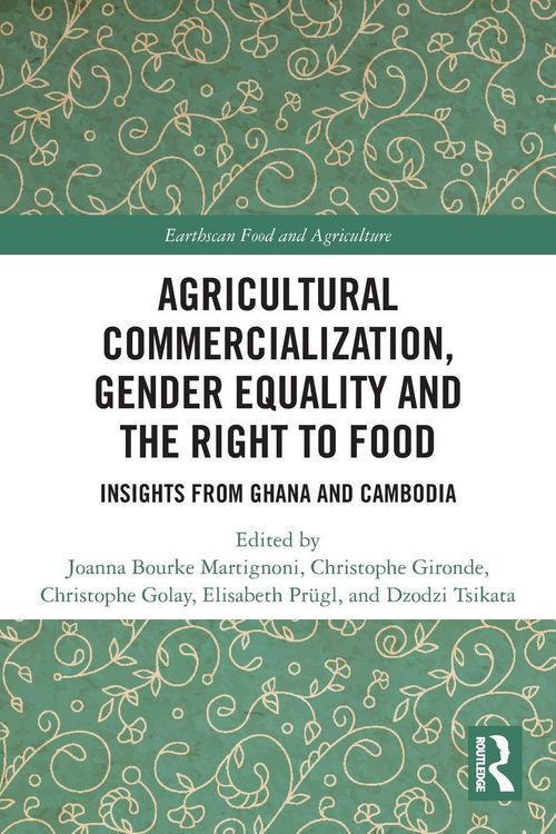 Produktbild: Agricultural Commercialization, Gender Equality and the Right to Food