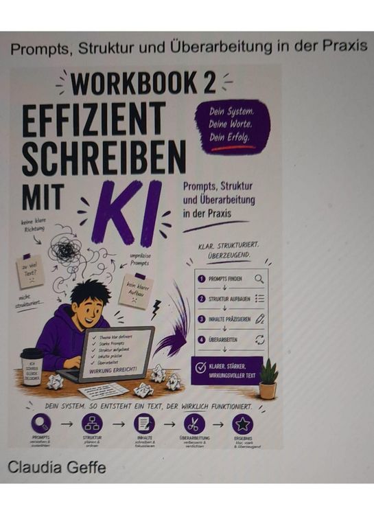 Produktbild: Workbook 2: Prompts, Struktur und &Uuml;berarbeitung