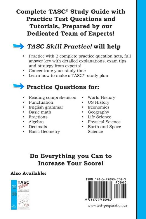 Produktbild: TASC Skill Practice!