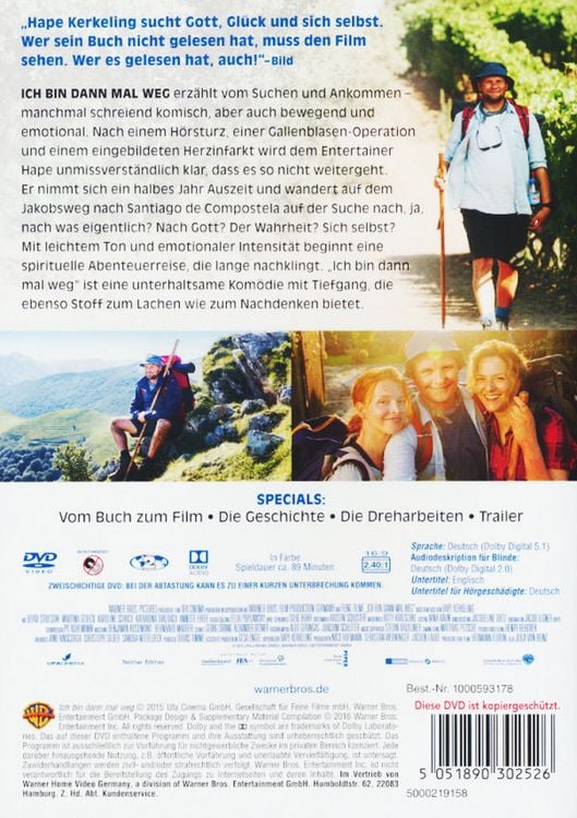 Produktbild: Ich bin dann mal weg
