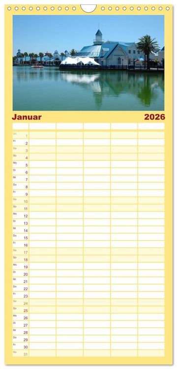 Produktbild: Familienplaner 2026 - Port Elizabeth - S&uuml;dafrika - Impressionen einer Stadt in Bildern mit 5 Spalten (Wandkalender, 21 x 45 cm) CALVENDO