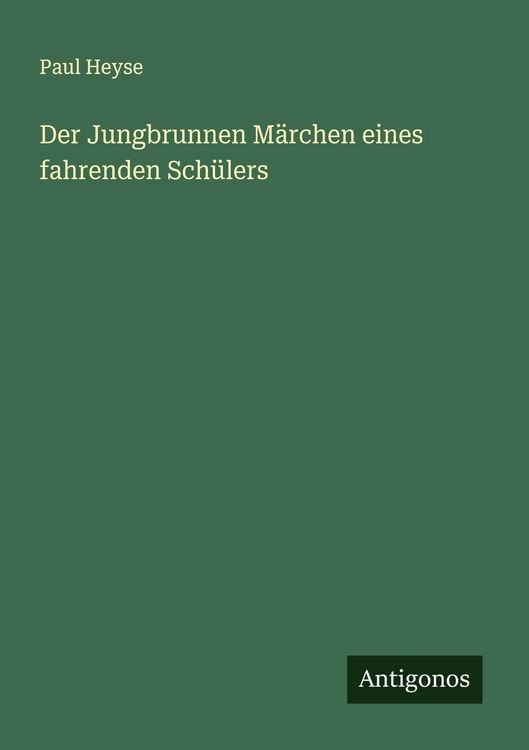 Produktbild: Der Jungbrunnen M&auml;rchen eines fahrenden Sch&uuml;lers