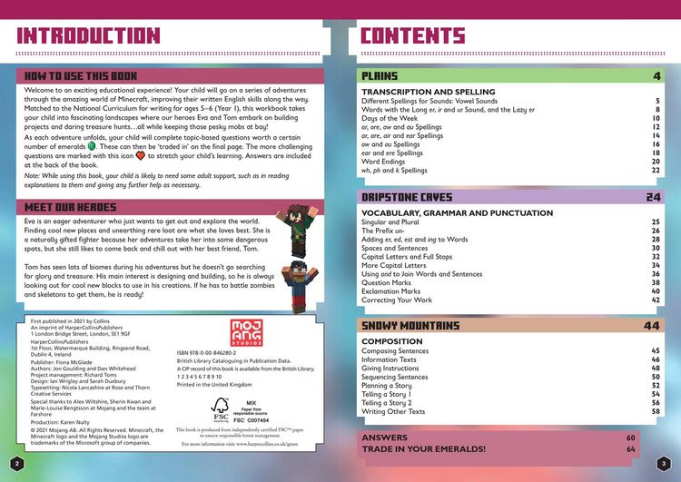 Produktbild: Minecraft English Ages 5-6