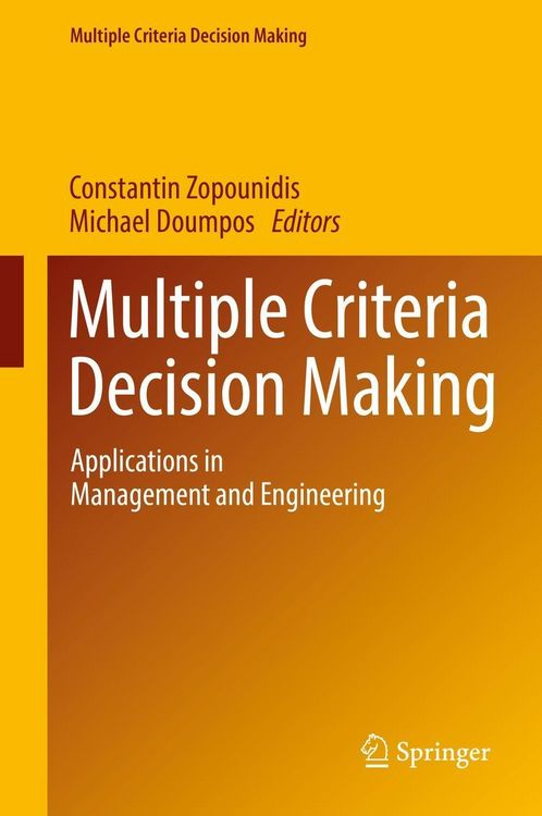 Produktbild: Multiple Criteria Decision Making