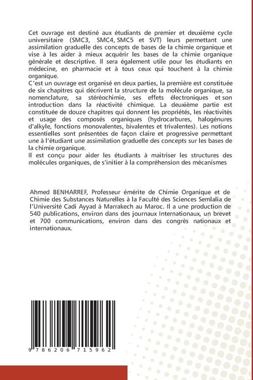 Produktbild: Les Bases de la Chimie Organique
