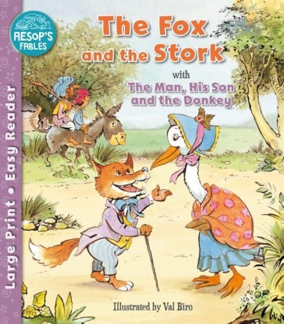 Produktbild: The Fox and the Stork & The Man, His Son & the Donkey