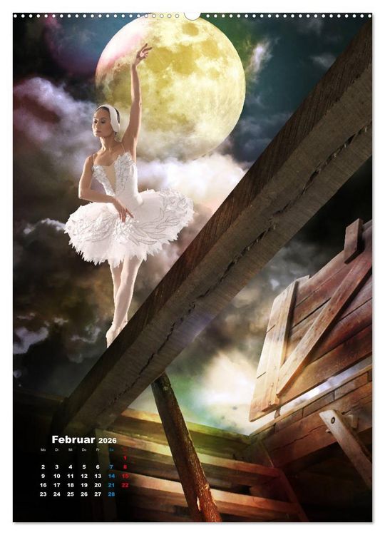 Produktbild: Ballerinen - Anmut, Eleganz und Leichtigkeit (Wandkalender 2026 DIN A2 hoch), CALVENDO Monatskalender