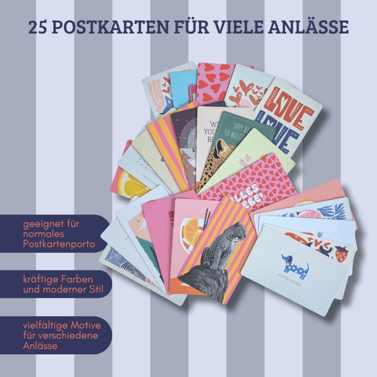 Produktbild: Postcard Box - Colorful Graphic